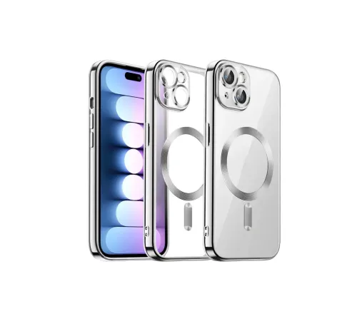 Apple iPhone 13 Kılıf Kross Magneticsafe Kapak - Titan Gri