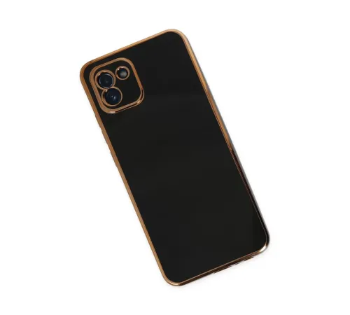 Samsung Galaxy A03 Kılıf Volet Silikon - Siyah