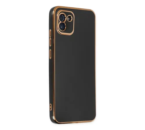 Samsung Galaxy A03 Kılıf Volet Silikon - Siyah