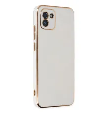 Samsung Galaxy A03 Kılıf Volet Silikon - Beyaz