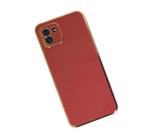 Samsung Galaxy A03 Kılıf Volet Silikon - Kırmızı