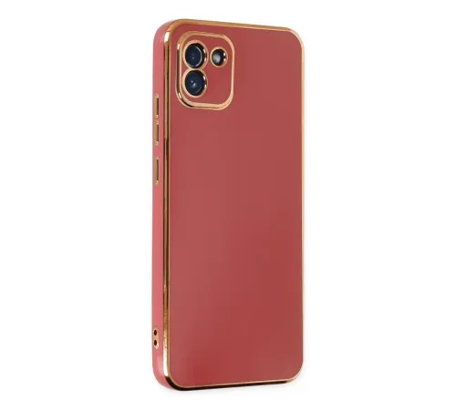 Samsung Galaxy A03 Kılıf Volet Silikon - Kırmızı