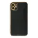 Apple iPhone 12 Kılıf Volet Silikon - Siyah