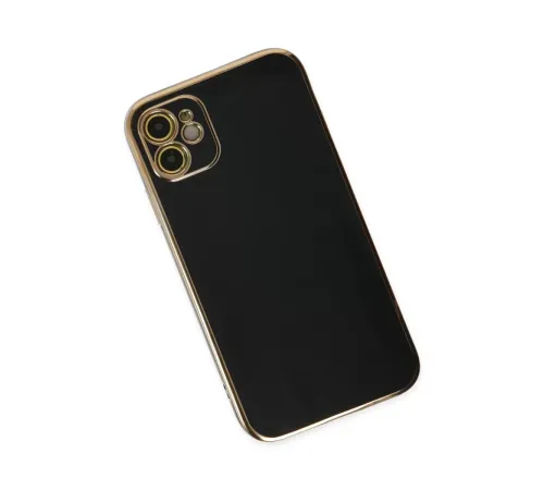 Apple iPhone 12 Kılıf Volet Silikon - Siyah