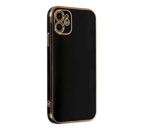 Apple iPhone 12 Kılıf Volet Silikon - Siyah