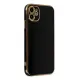 Apple iPhone 12 Kılıf Volet Silikon - Siyah