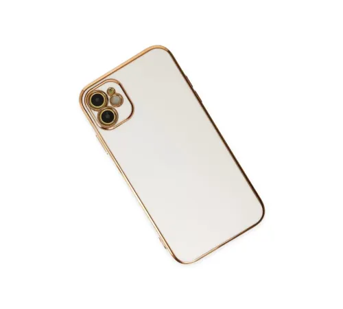 Apple iPhone 12 Kılıf Volet Silikon - Beyaz