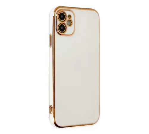 Apple iPhone 12 Kılıf Volet Silikon - Beyaz