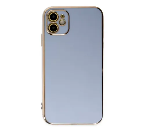 Apple iPhone 12 Kılıf Volet Silikon - Mavi
