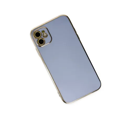 Apple iPhone 12 Kılıf Volet Silikon - Mavi