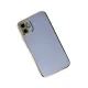 Apple iPhone 12 Kılıf Volet Silikon - Mavi
