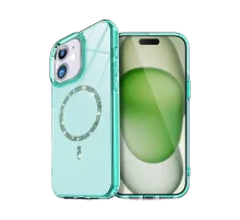 Apple iPhone 11 Live Diamond Magsafe Kapak - Yeşil
