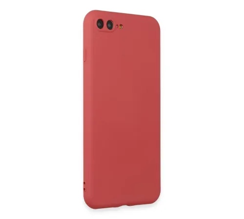 Apple iPhone 7 Plus Kılıf First Silikon - Kiremit