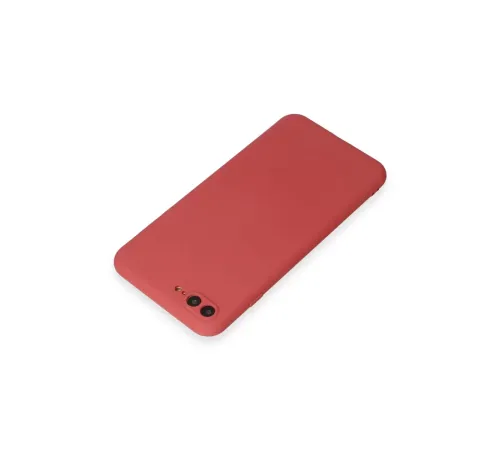 Apple iPhone 7 Plus Kılıf First Silikon - Kiremit