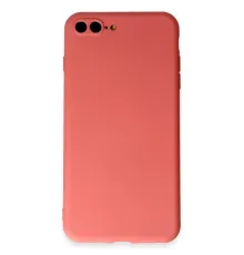 Apple iPhone 7 Plus Kılıf First Silikon - Kiremit