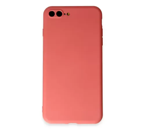 Apple iPhone 7 Plus Kılıf First Silikon - Kiremit