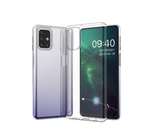 Samsung Galaxy M31S Kılıf Lüx Şeffaf Silikon