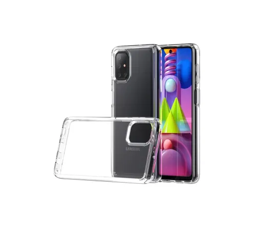 Samsung Galaxy M51 Kılıf Lüx Şeffaf Silikon