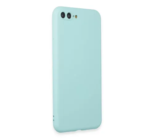 Apple iPhone 7 Plus Kılıf First Silikon - Turkuaz
