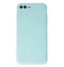 Apple iPhone 7 Plus Kılıf First Silikon - Turkuaz