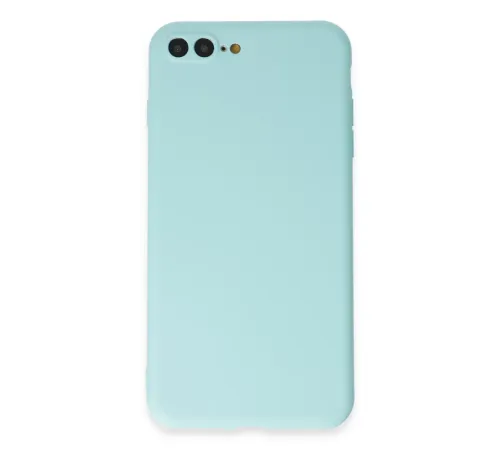 Apple iPhone 7 Plus Kılıf First Silikon - Turkuaz