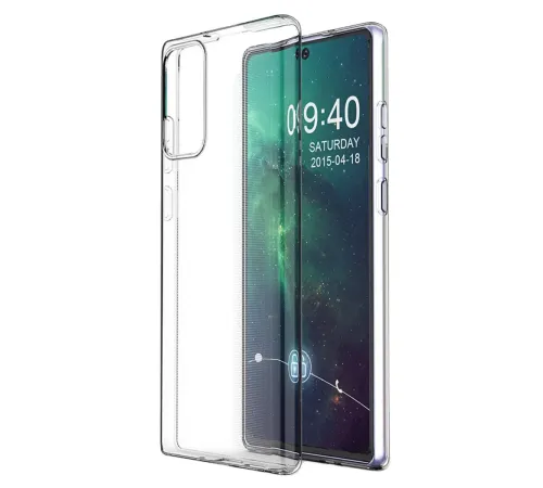 Samsung Galaxy Note 20 Kılıf Lüx Şeffaf Silikon