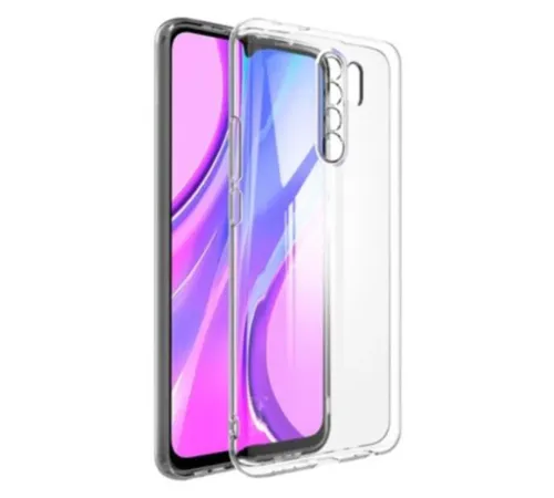 Xiaomi Redmi 9 Kılıf Lüx Şeffaf Silikon - Şeffaf
