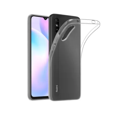 Xiaomi Redmi 9A Kılıf Lüx Şeffaf Silikon - Şeffaf