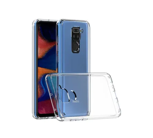 Xiaomi Redmi Note 9 Kılıf Lüx Şeffaf Silikon - Şeffaf