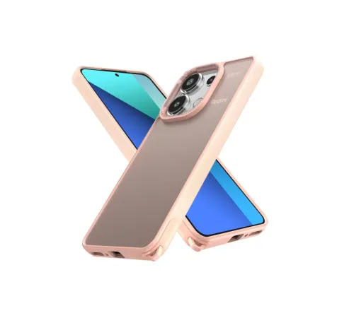 Xiaomi Redmi Note 13 Pro 4G Kılıf Elegant Kapak - Pudra