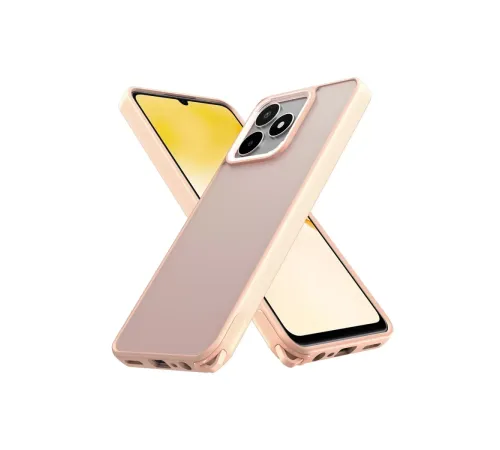 Realme C53 Kılıf Elegant Kapak - Pudra