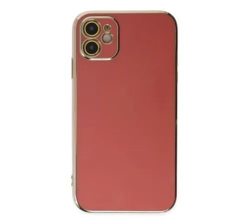 Apple iPhone 12 Kılıf Volet Silikon - Kırmızı