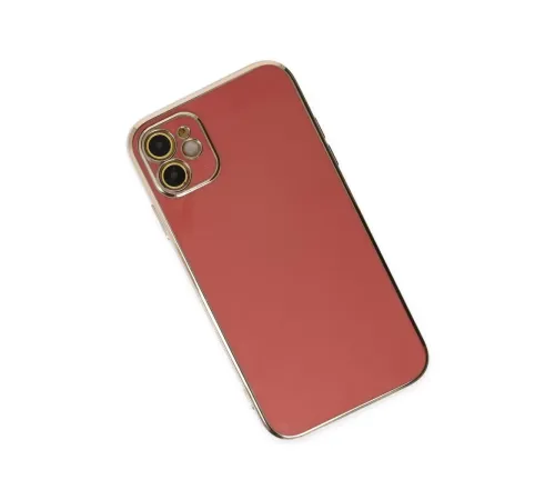 Apple iPhone 12 Kılıf Volet Silikon - Kırmızı