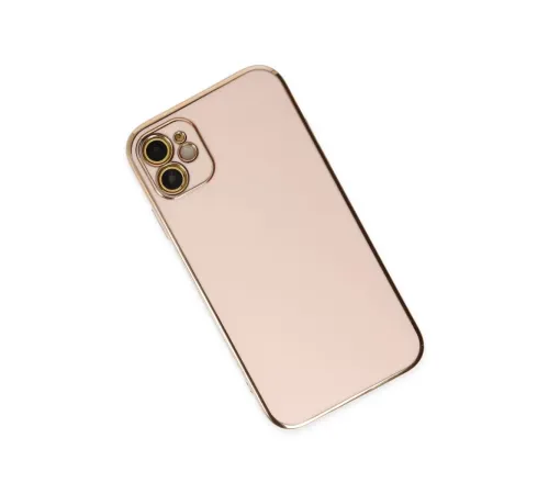 Apple iPhone 12 Kılıf Volet Silikon - Pembe