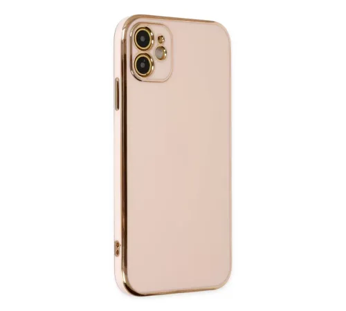 Apple iPhone 12 Kılıf Volet Silikon - Pembe