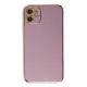 Apple iPhone 12 Kılıf Volet Silikon - Mor