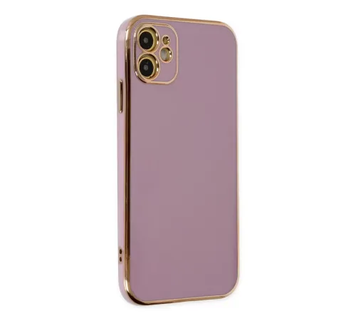 Apple iPhone 12 Kılıf Volet Silikon - Mor