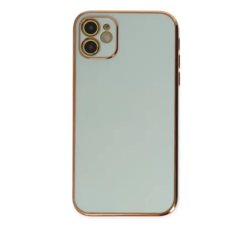 Apple iPhone 12 Kılıf Volet Silikon - Açık Yeşil
