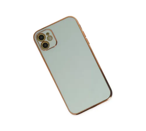 Apple iPhone 12 Kılıf Volet Silikon - Açık Yeşil