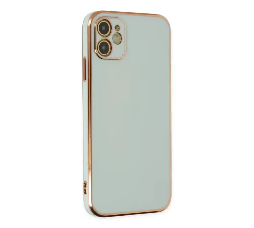 Apple iPhone 12 Kılıf Volet Silikon - Açık Yeşil