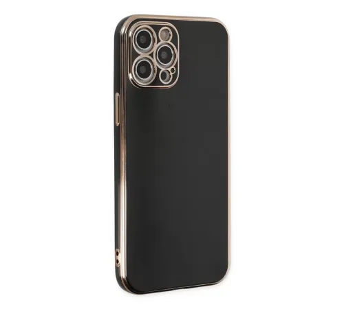 Apple iPhone 12 Pro Kılıf Volet Silikon - Siyah