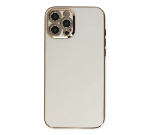 Apple iPhone 12 Pro Kılıf Volet Silikon - Beyaz