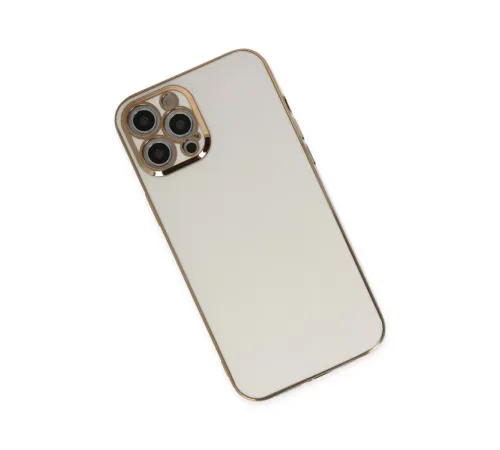 Apple iPhone 12 Pro Kılıf Volet Silikon - Beyaz