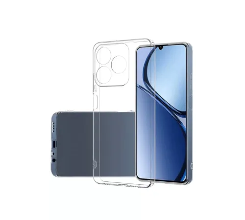 Realme C61 Kılıf Lüx Şeffaf Silikon