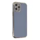 Apple iPhone 12 Pro Kılıf Volet Silikon - Mavi