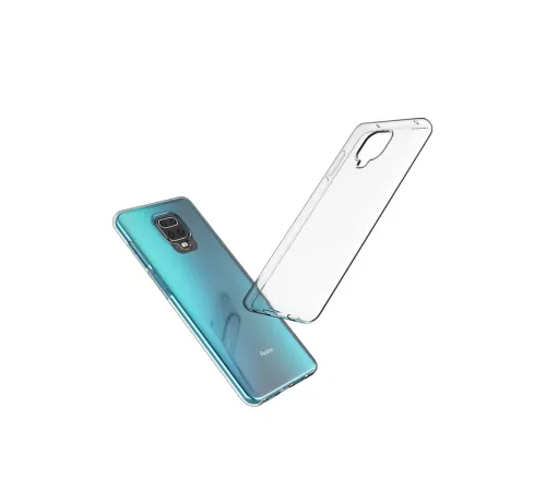 Xiaomi Redmi Note 9 Pro Kılıf Lüx Şeffaf Silikon - Şeffaf