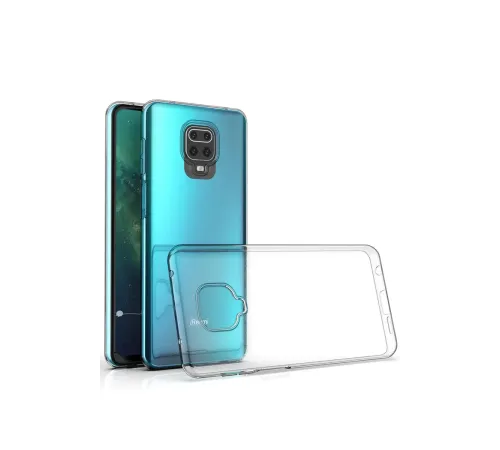 Xiaomi Redmi Note 9 Pro Kılıf Lüx Şeffaf Silikon - Şeffaf