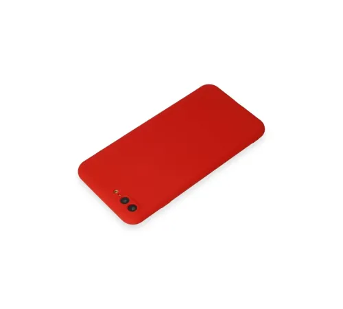 Apple iPhone 7 Plus Kılıf First Silikon - Kırmızı