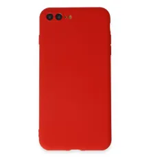 Apple iPhone 7 Plus Kılıf First Silikon - Kırmızı