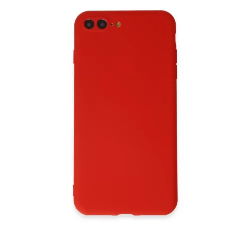 Apple iPhone 7 Plus Kılıf First Silikon - Kırmızı
